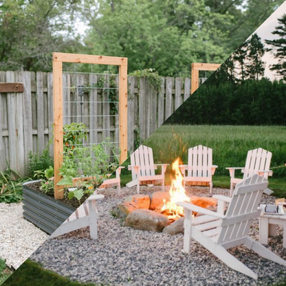 Garden & Fire Pit Combo